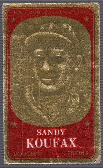 1965 Topps Bb Embossed- #8 Sandy Koufax, Dodgers