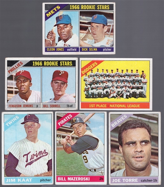 1966 Topps Bb- 6 Diff