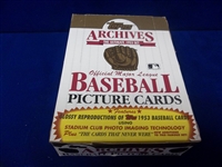 1991 Topps “1953 Archives” Baseball- One Unopened Wax Box
