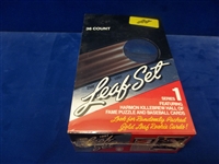 1991 Leaf Baseball- Series 1- One Unopened Wax Box
