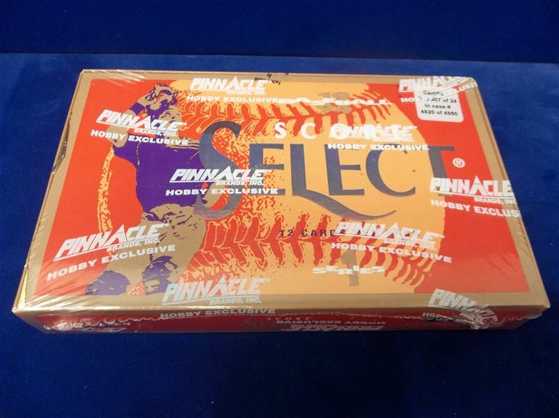 1994 Select Baseball- Series 1- Hobby Box