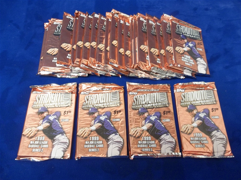 1999 Stadium Club Baseball- Series 2- 24 Unopened 8 Ct Packs