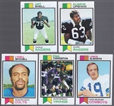 1973 Topps Football- 45 Diff