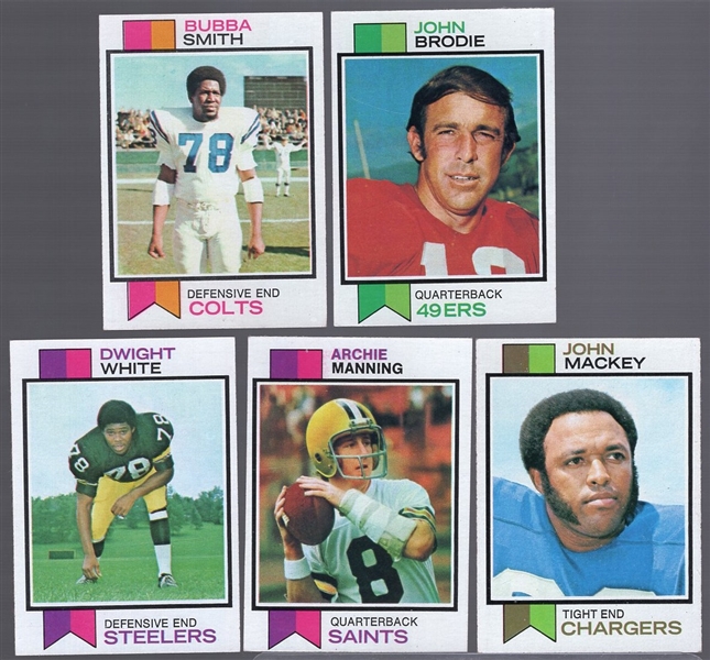 1973 Topps Football- 45 Diff
