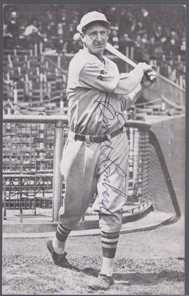 Autographed 1973 TCMA “The 1930’s League Leaders- Batting” MLB- Ernie Lombardi, Reds