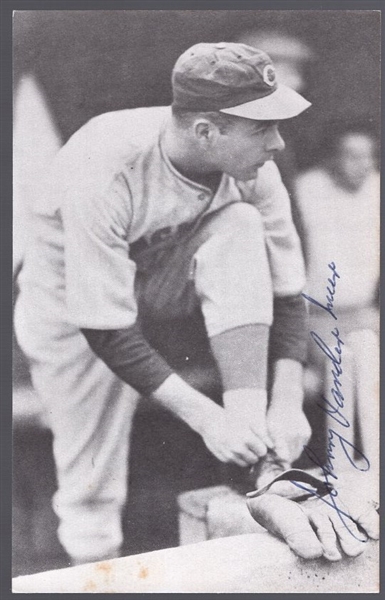 Autographed 1973 TCMA “The 1930’s- No Hit Pitchers” MLB- Johnny Vander Meer, Reds