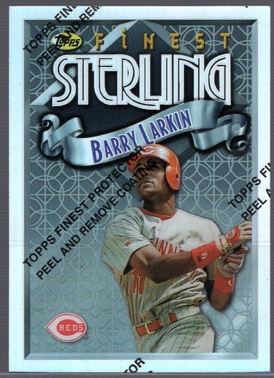 1996 Finest Bsbl. “Silver Refractor” #7 Barry Larkin, Reds