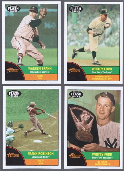 2010 Topps Heritage Bsbl. “Baseball Flashbacks”- 14 Asst., 9 Diff.