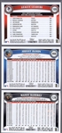 2011 Topps Bsbl. “Gold”- 20 Diff. Cards