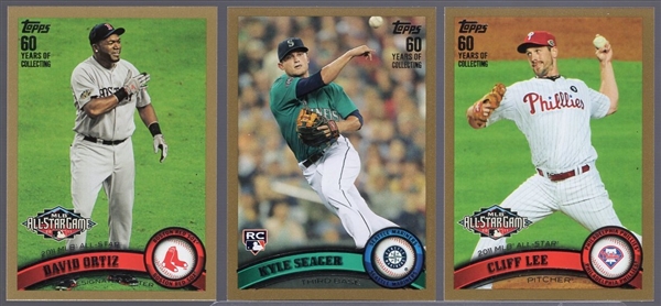 2011 Topps Update Bsbl. “Gold”- 27 Diff. Cards