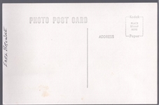 Autographed Earl Browne Philadelphia Phillies MLB B/W Photo Postcard