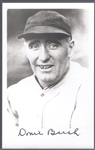 Autographed Donie Bush MLB Photo Postcard