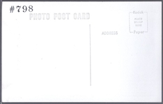 Autographed Donie Bush MLB Photo Postcard