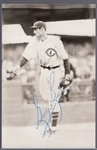 Autographed Guy Bush Chicago Cubs MLB Photo Postcard