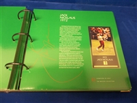 1993 Grand Slam Ventures “The Masters Collection” Golf- 1 Complete 1993 Set of 58 Cards in Individual Pages and Binder in Original Box