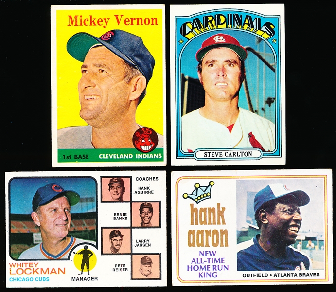 Five Baseball Cards
