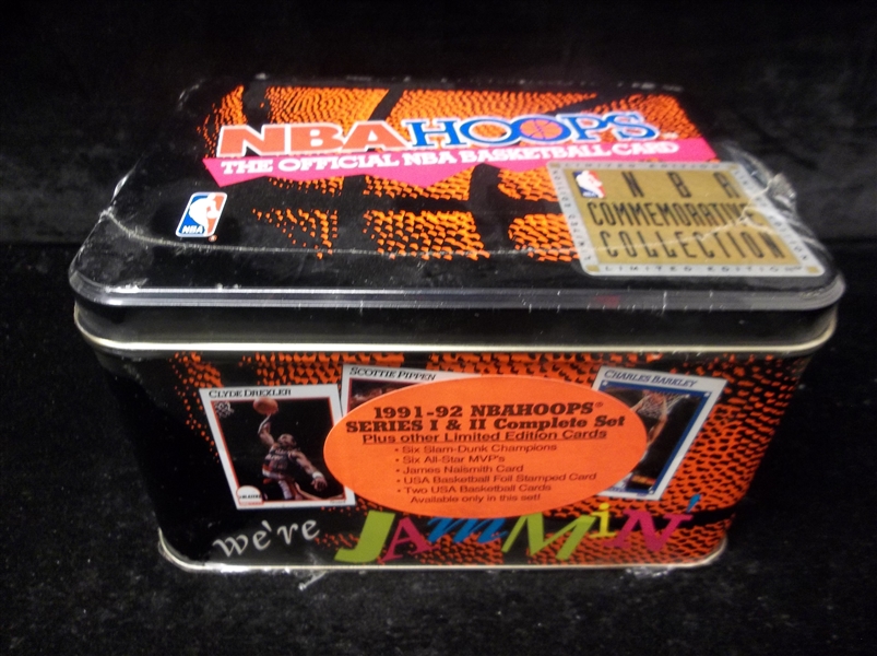 1991-92 Hoops Basketball Factory Sealed Set of 590 Plus 16 Inserts/Set Exclusive Cards