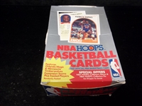 1989-90 Hoops Basketball- High Series- One Unopened Wax Box