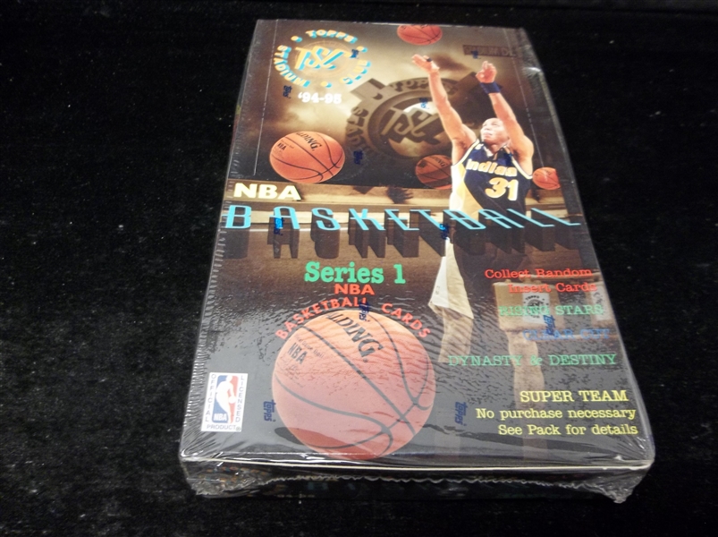 1994-95 Stadium Club Basketball- Series #1- One Unopened Wax Box
