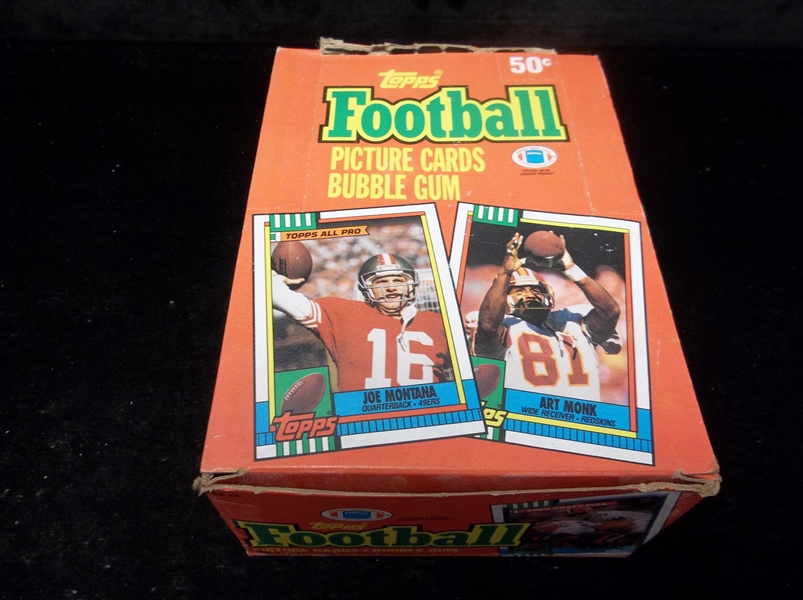 1990 Topps Football- One Unopened Wax Box