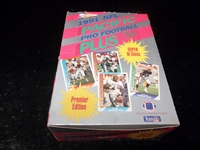 1991 Pacific Football- Series #1- One Unopened Wax Box