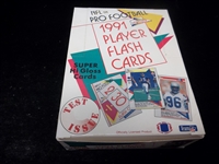 1991 Pacific Flash Card Football- One Unopened “Test Issue” Wax Box