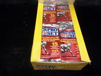 1991 Pro Set Spanish Football- 34 Unopened Foil Packs- In original display box!