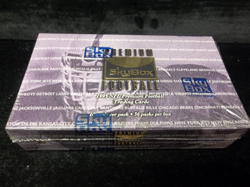 1995 Skybox Premium Football- One Unopened Wax Box