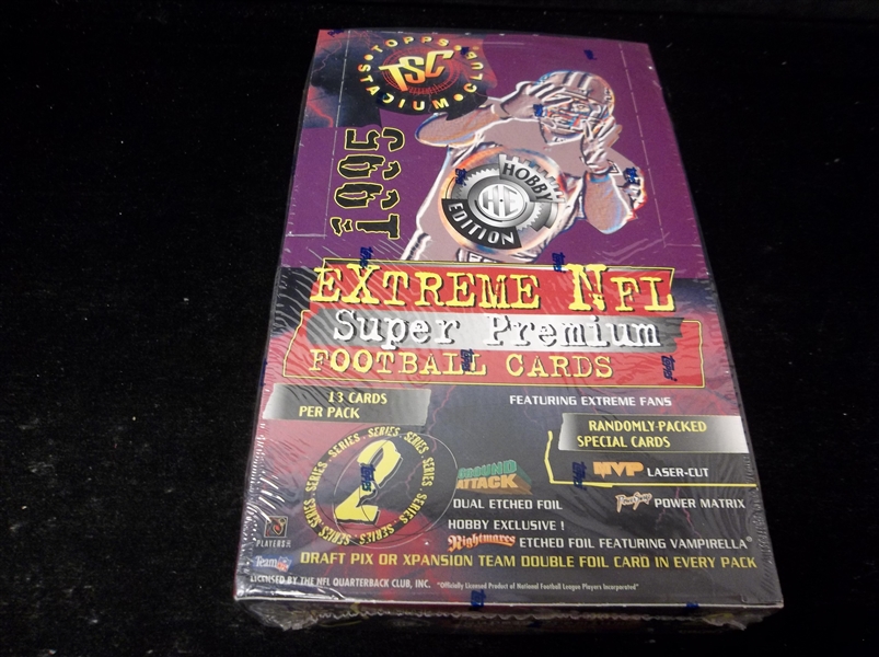 1995 Stadium Club Football- Series #2- One Unopened Hobby Wax Box