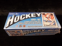 1991-92 O-Pee-Chee Hockey Factory Sealed Set of 528