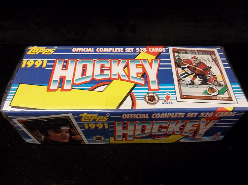 1991-92 Topps Hockey Factory Sealed Set of 528
