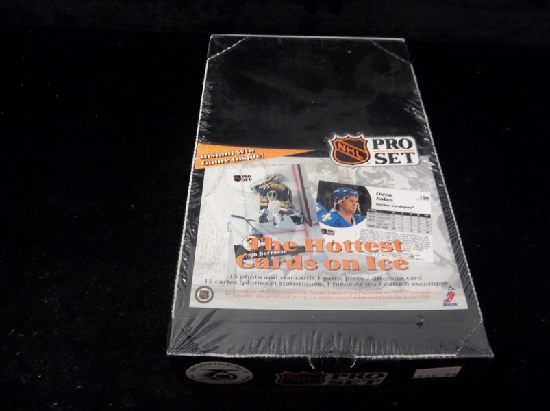 1991-92 Pro Set Hockey- Series #1- One Unopened Wax Box