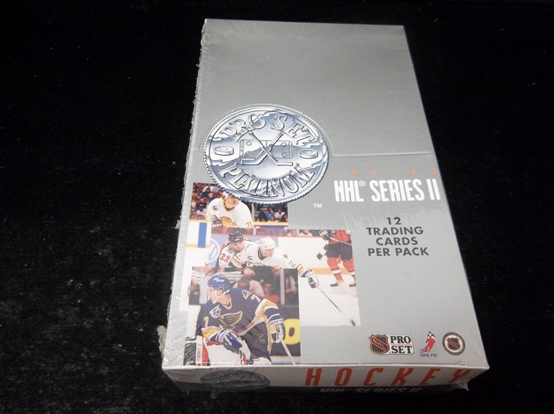 1991-92 Pro Set Platinum Hockey- Series #2- One Unopened Wax Box