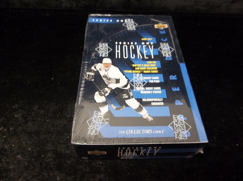 1993-94 Upper Deck Hockey- Series #1- One Unopened Hobby Wax Box