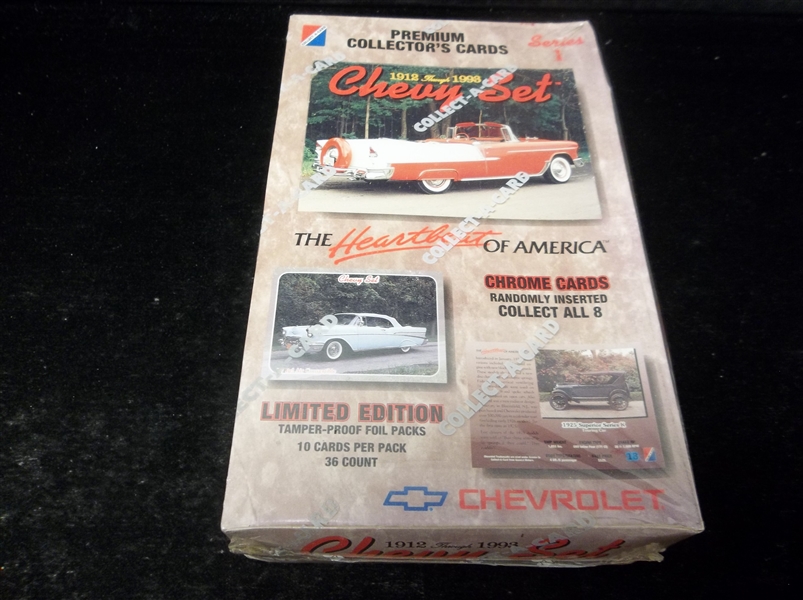 1993 Collect-A-Card “Chevy”- Series #1- One Unopened Wax Box