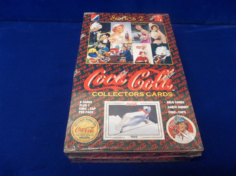 1994 Collect-A-Card “Coca-Cola Collectors Cards”- Series #2- One Unopened Wax Box