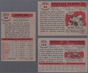 1956 Topps Fb- 3 Diff