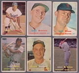 1957 Topps Bb- 12 Diff