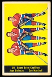 1960-61 Parkhurst Hockey- #59 Geoffrion/ Beliveau/ Marshall