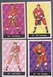 1961-62 Parkhurst Hockey- 4 Diff Red Wings