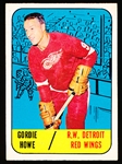 1967-68 Topps Hockey- #43 Gordie Howe, Red Wings