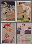 1957 Topps Bb- 4 Diff Semi Hi#’s