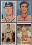 1957 Topps Bb- 4 Diff Semi Hi#’s