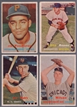 1957 Topps Bb- 4 Diff Semi Hi#’s