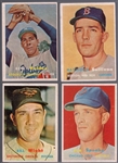 1957 Topps Bb- 4 Diff Semi Hi#’s