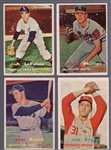 1957 Topps Bb- 4 Diff Semi Hi#’s