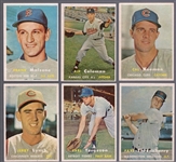 1957 Topps Bb- 6 Diff