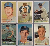 1957 Topps Bb- 6 Diff