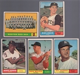 1961 Topps Baseball-5 Diff