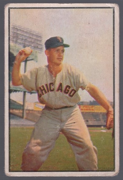 1953 Bowman Baseball Color- #18 Nellie Fox, White Sox